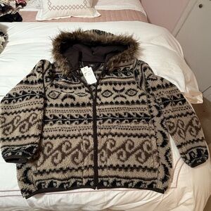 NWT, Ralph Lauren Double RL, Fleece Jacket